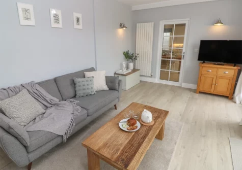 The living room at Castle at The Hideaway, Tenby