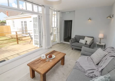 The living room at Castle at The Hideaway, Tenby