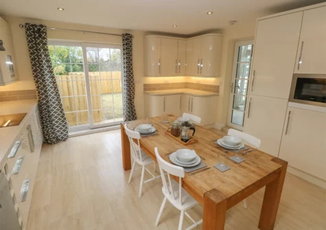The kitchen & dining area at Castle at The Hideaway, Tenby