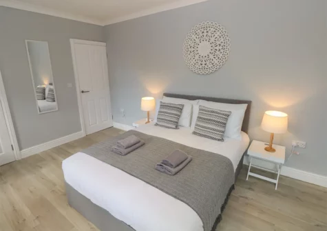 Bedroom #1 at Castle at The Hideaway, Tenby