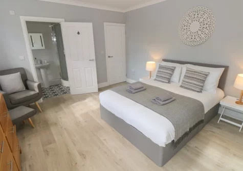 Bedroom #1 at Castle at The Hideaway, Tenby