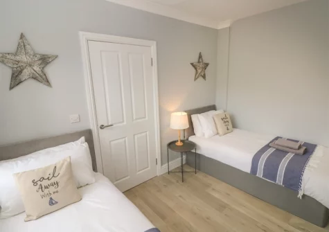 Bedroom #2 at Castle at The Hideaway, Tenby