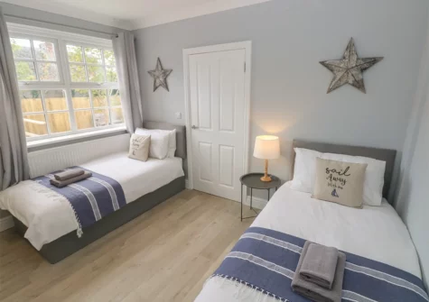 Bedroom #2 at Castle at The Hideaway, Tenby