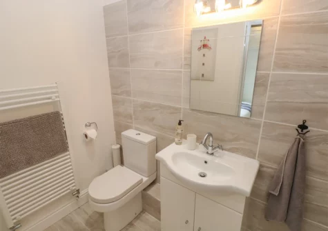 Bedroom #2 en-suite at Castle at The Hideaway, Tenby