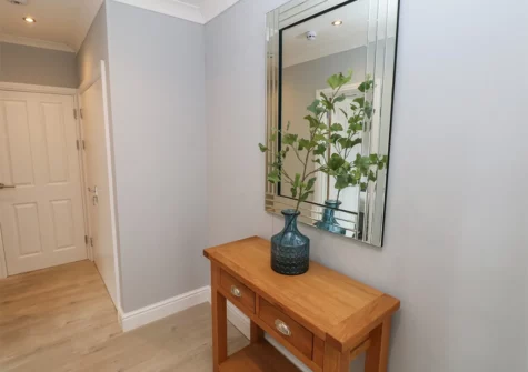 The hallway at Castle at The Hideaway, Tenby