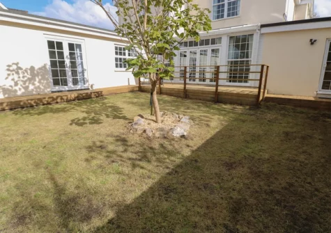 The garden at Castle at The Hideaway, Tenby