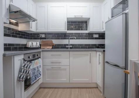 The kitchen at Castle Cove, Tenby