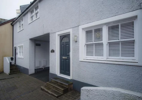 Outside Castle Cove, Tenby