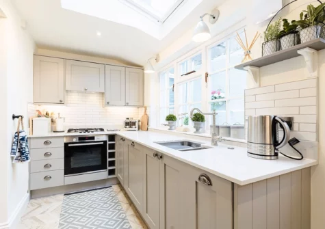 The kitchen at Chart House, Tenby