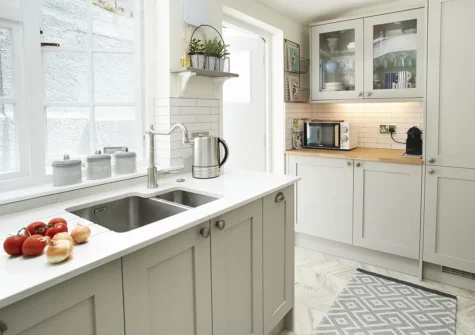 The kitchen at Chart House, Tenby