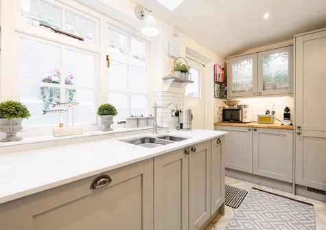 The kitchen at Chart House, Tenby