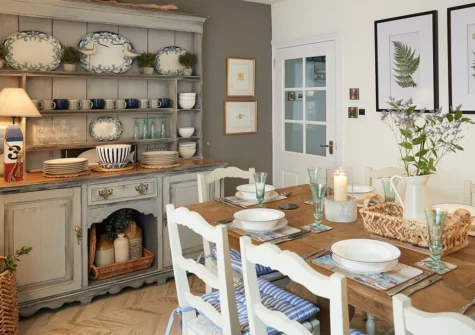 The dining room at Chart House, Tenby