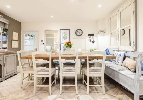 The dining room at Chart House, Tenby