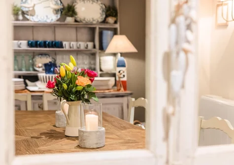 The dining room at Chart House, Tenby
