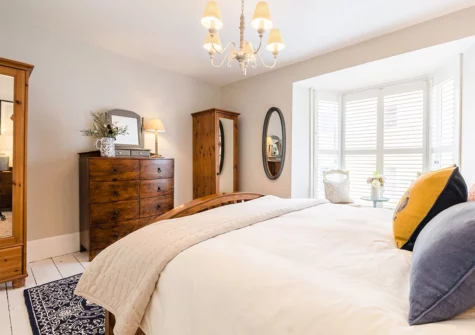 Bedroom #1 at Chart House, Tenby