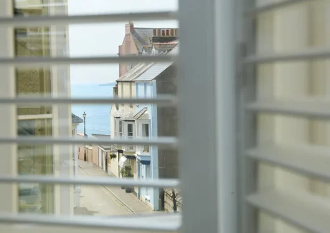 The view from Bedroom #2 at Chart House, Tenby