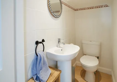 Bedroom #4 en-suite at Chart House, Tenby