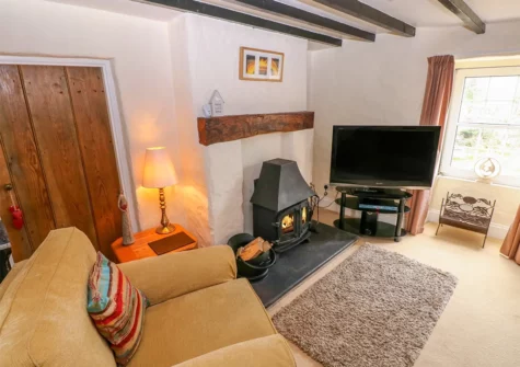 The living area at Cheriton Villa, Carew Cheriton