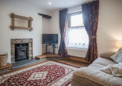 The living area at Church Terrace, Saundersfoot