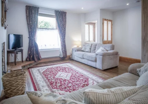 The living area at Church Terrace, Saundersfoot