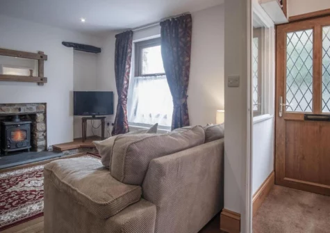 The living area at Church Terrace, Saundersfoot