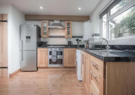 The kitchen at Church Terrace, Saundersfoot