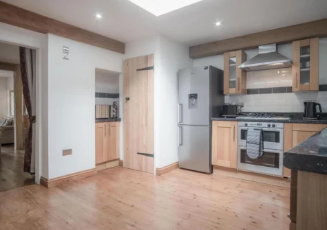 The kitchen at Church Terrace, Saundersfoot