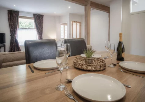 The dining area at Church Terrace, Saundersfoot