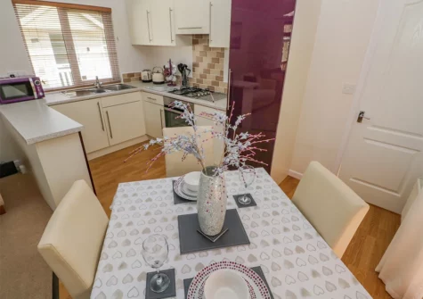 The dining area at Cladebrine, Heritage Park, Stepaside
