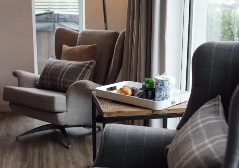 The living room at Coastal Nest, Saundersfoot