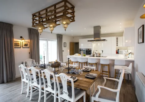 The dining area at Coastal Nest, Saundersfoot
