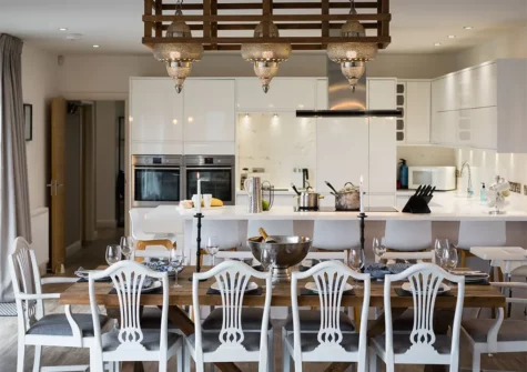 The dining area at Coastal Nest, Saundersfoot