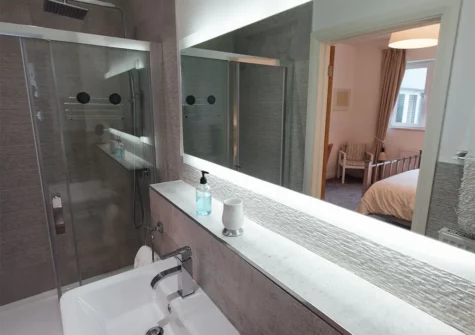 Bedroom #4 en-suite at Coastal Nest, Saundersfoot