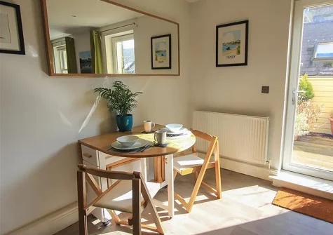 The dining area at Cobourg House 4, Tenby