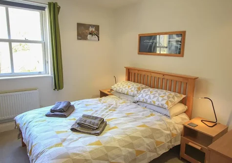 The bedroom at Cobourg House 4, Tenby
