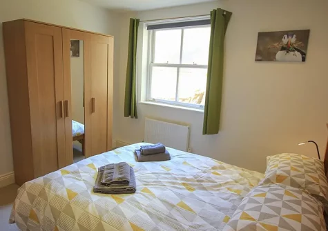 The bedroom at Cobourg House 4, Tenby