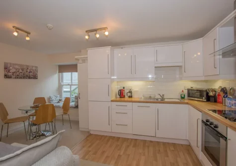 The kitchen at Cobra House, Tenby