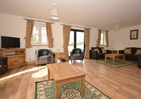 The living room at Copses, Narberth Bridge