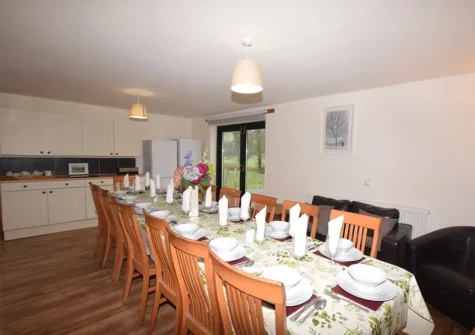The dining area at Copses, Narberth Bridge