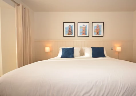 Bedroom #1 at Cormorant Apartment, Saundersfoot