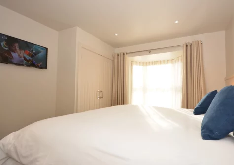 Bedroom #1 at Cormorant Apartment, Saundersfoot