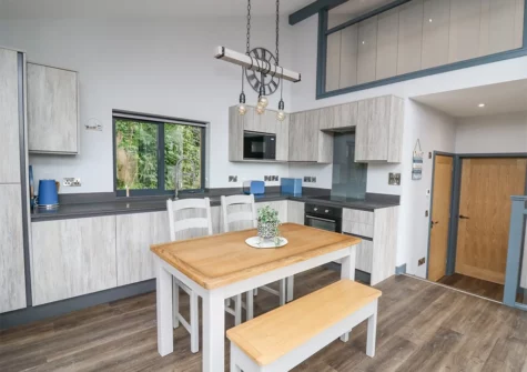 The kitchen & dining area at Cornerstones Brython, Tenby