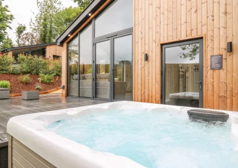 The hot tub at Cornerstones Brython, Tenby