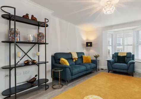The living room at Cottage Mews, Tenby