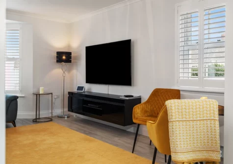 The living room at Cottage Mews, Tenby