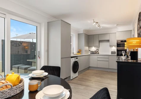 The kitchen at Cottage Mews, Tenby
