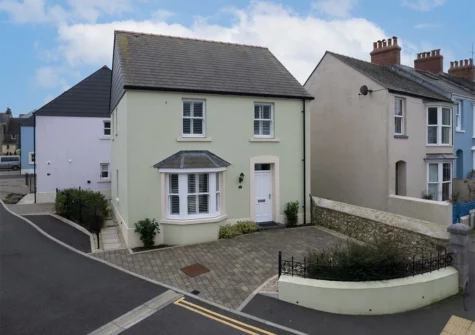 Outside Cottage Mews, Tenby