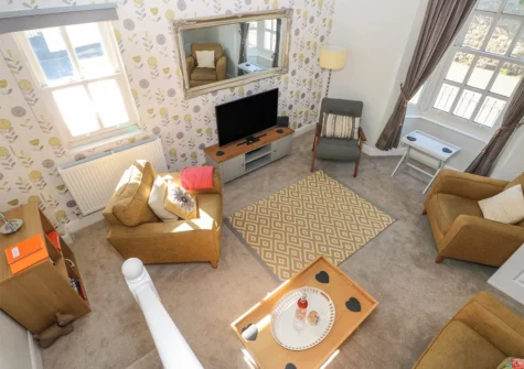 The lounge at Crown Cottage, Penally