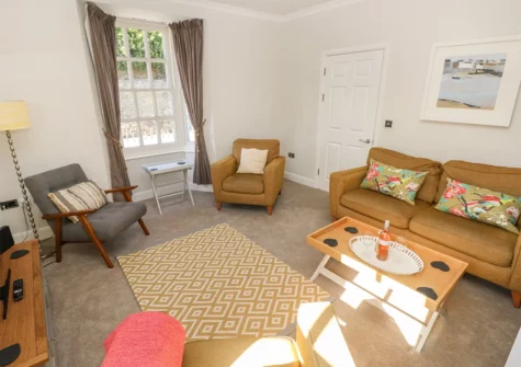 The lounge at Crown Cottage, Penally