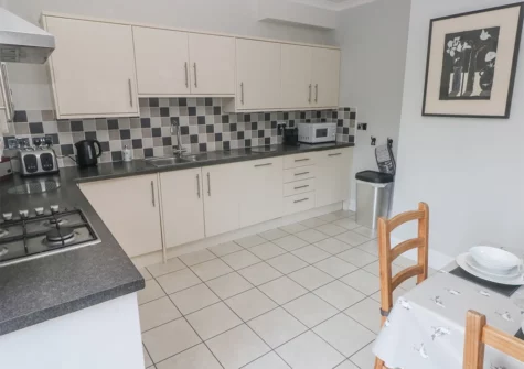 The kitchen at Crown Cottage, Penally